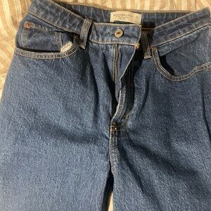 Abercrombie & Fitch Relaxed Fit Dark Blue Jeans